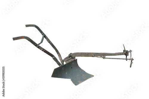 Old hand plow.