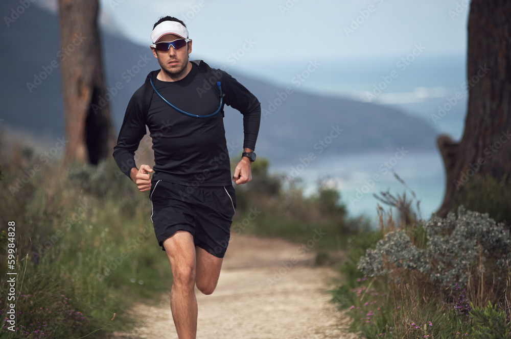Fototapeta premium fitness man running