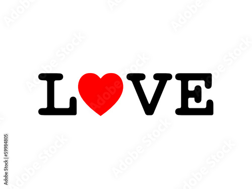 LOVE with HEART (valentine’s text day love romance)