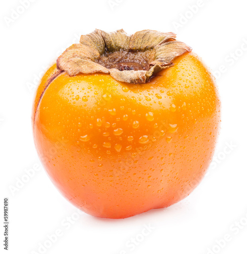 Persimmon isolated on white background