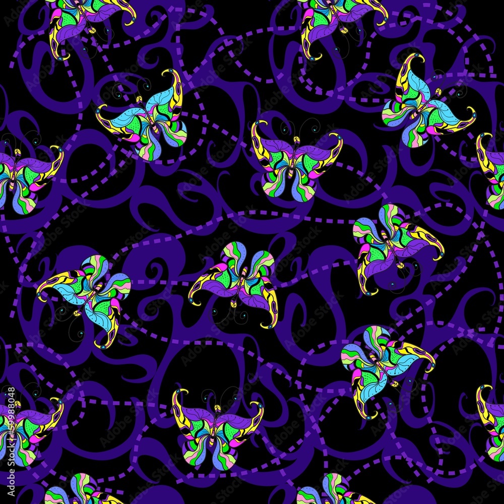 Butterfly Seamless Pattern Butterfly Seamless Pattern
