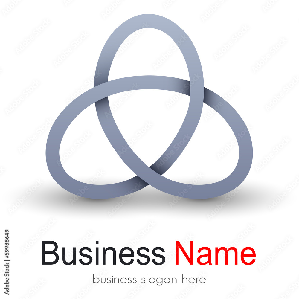 Logo business, ellipses vector object. Logo business, ellipses vector object.