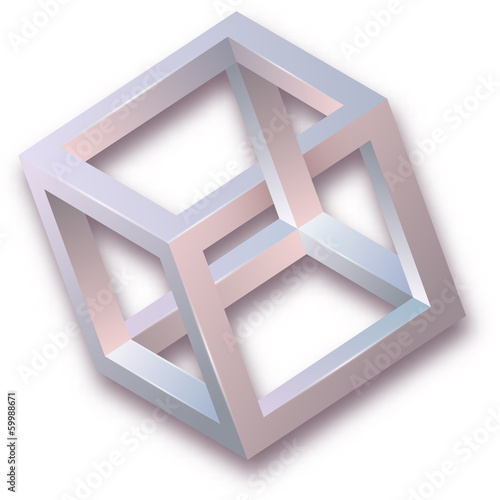 Abstract design, 3D impossible object