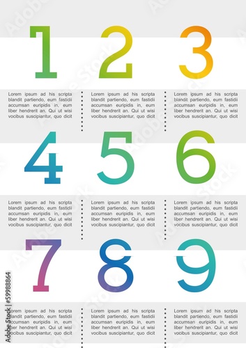 numbers design