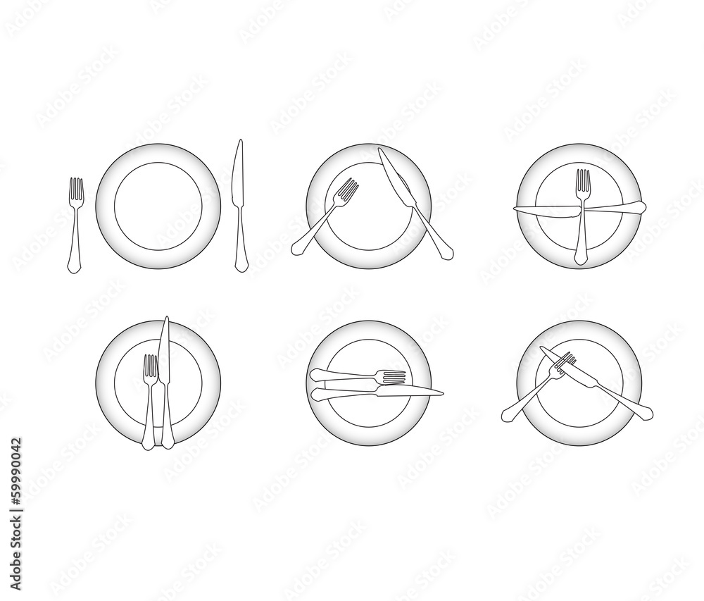 dining etiquette,Utensils signal dining etiquette,Utensils signal