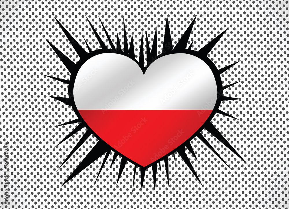 National flag of Poland themes idea design National flag of Poland themes idea design