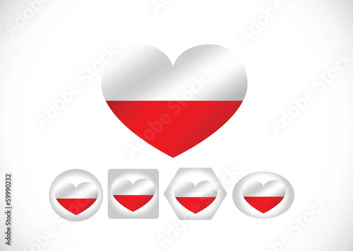 Free Download National flag of Poland themes idea design - GFXLoad