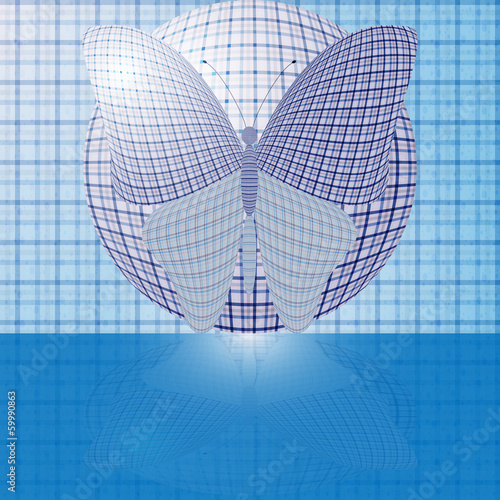 butterfly on the ball