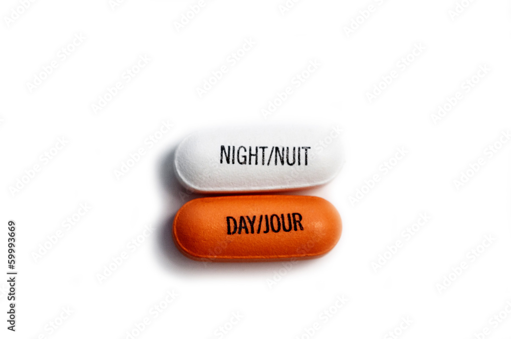 Day and night pill Day and night pill