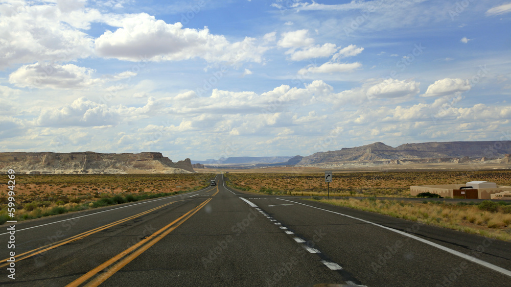 route vers Page, Arizona