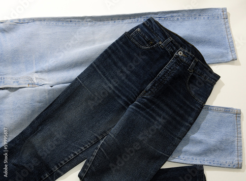 Cuadro en lienzo Jeans scuri e chiari