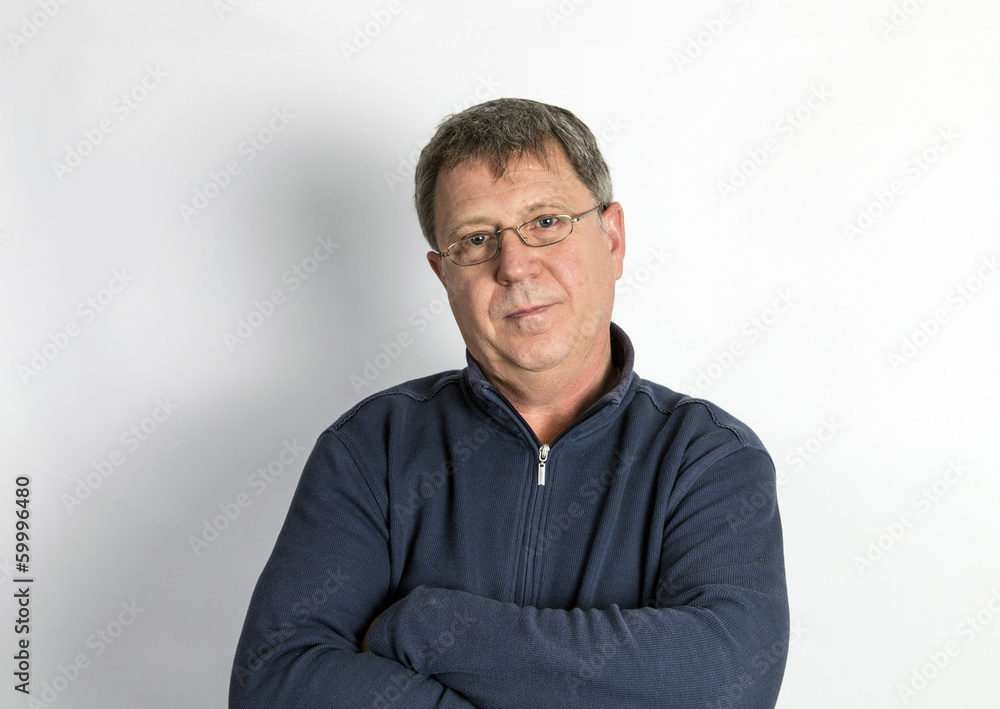 Closeup portrait of sad stressed man Closeup portrait of sad stressed man
