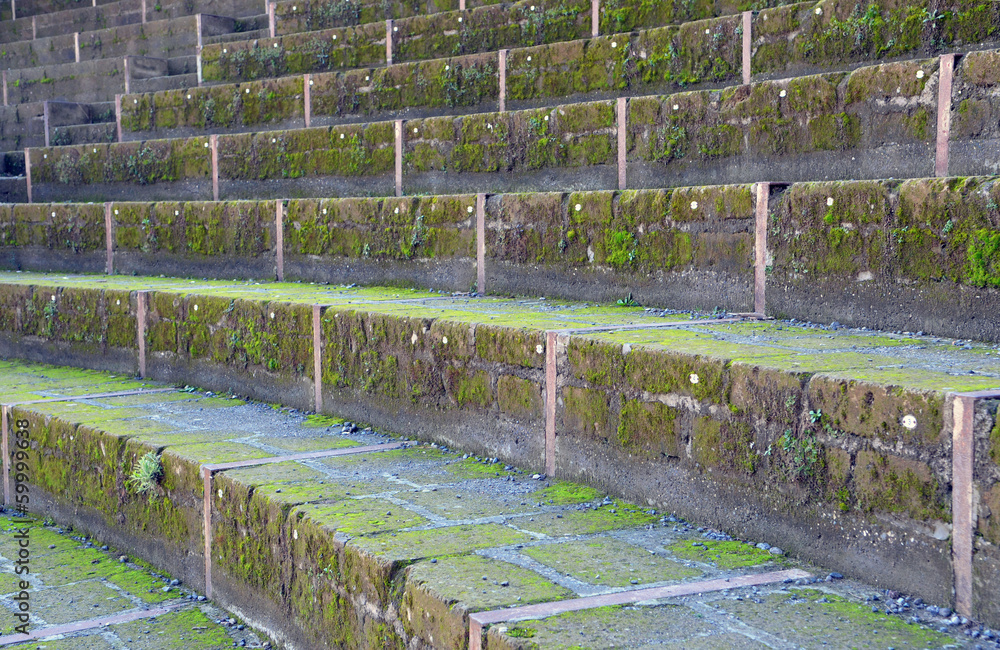 Амфитеатр Помпеи, древнеримский город, всемирное наследие ЮНЕСКО