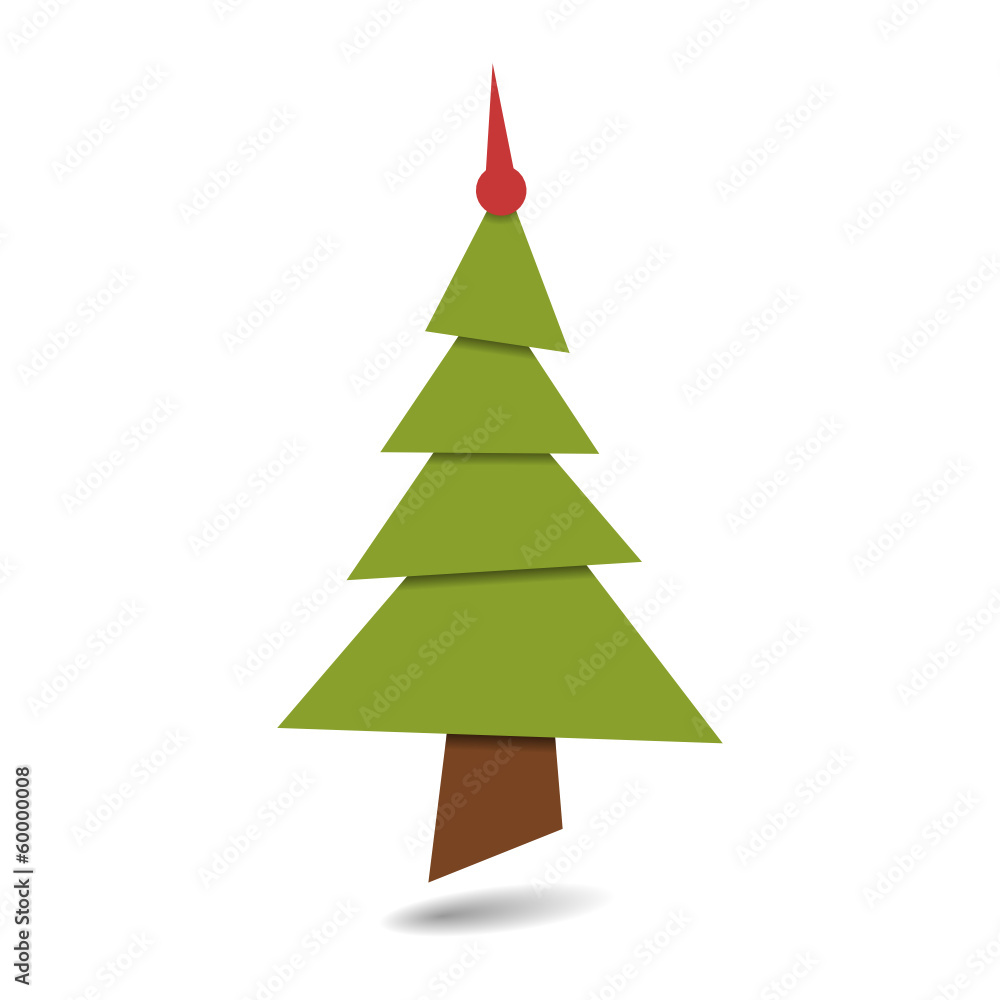 Obraz premium christbaum dreiecke I