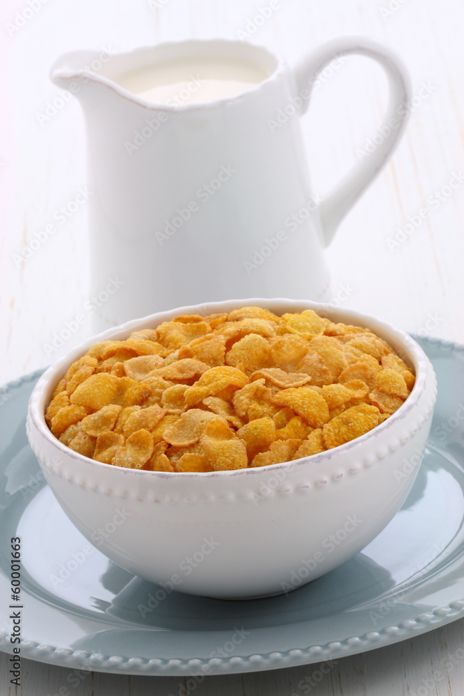 Healthy corn flakes breakfast Healthy corn flakes breakfast