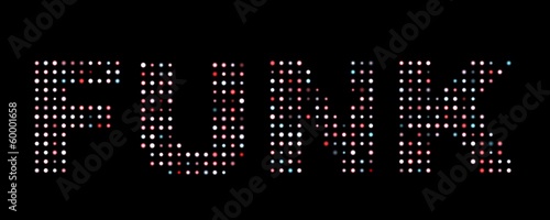 Funk led text