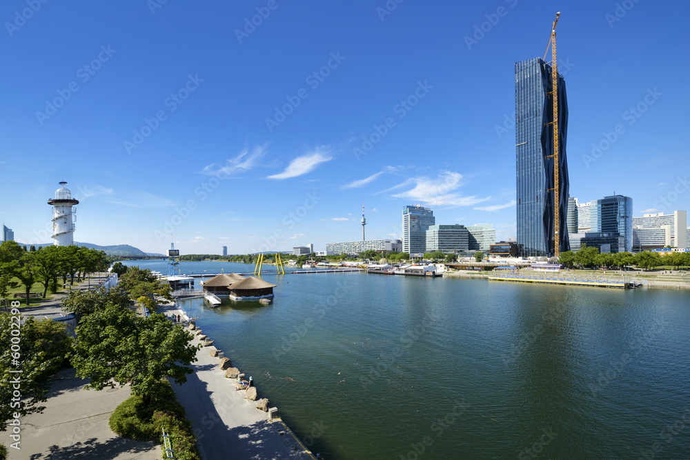 Naklejka premium Donau City Wien