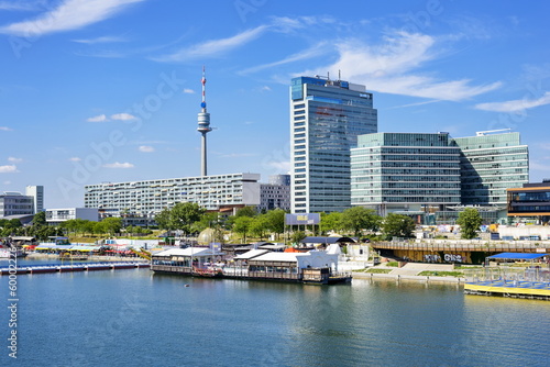 Obraz na płótnie Donau City Wien w salonie