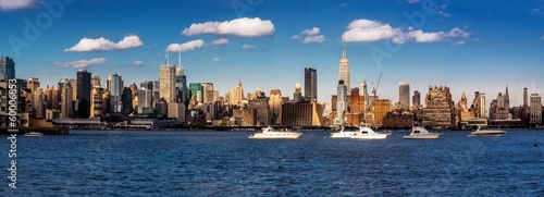 Panoramic view of the midtown Manhattan skyline
