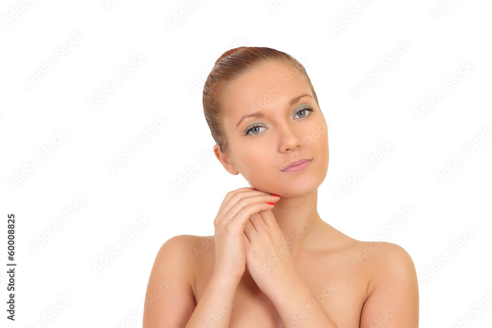 beauty face of beautiful cheerful girl beauty face of beautiful cheerful girl
