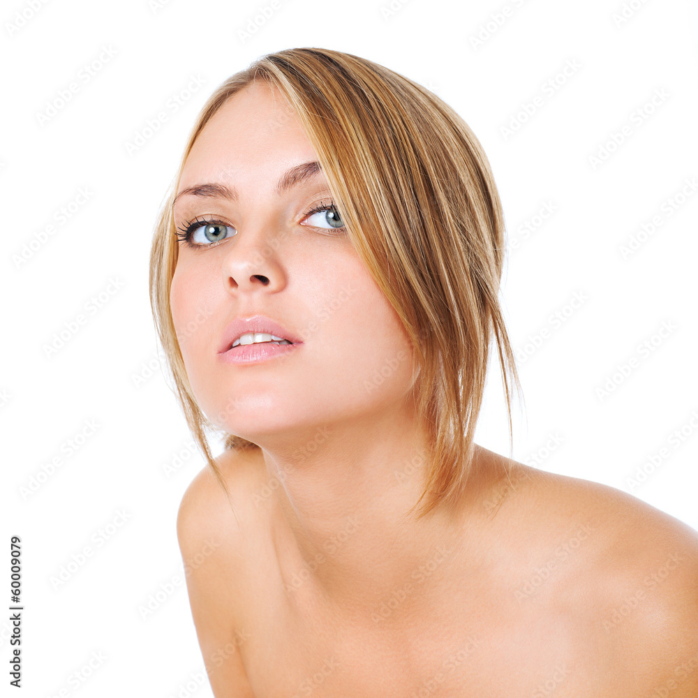 Portrait of beautiful young blond woman Portrait of beautiful young blond woman