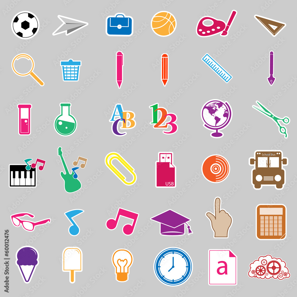 School and Education Icons School and Education Icons
