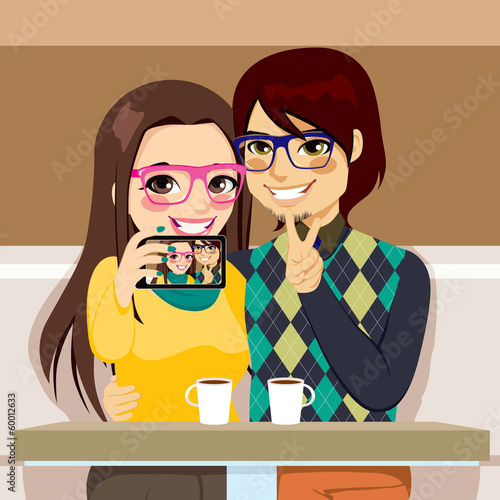 Selfie Couple Photo