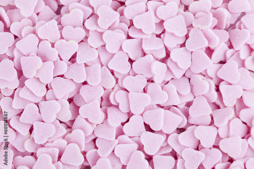 Sugar hearts background Sugar hearts background