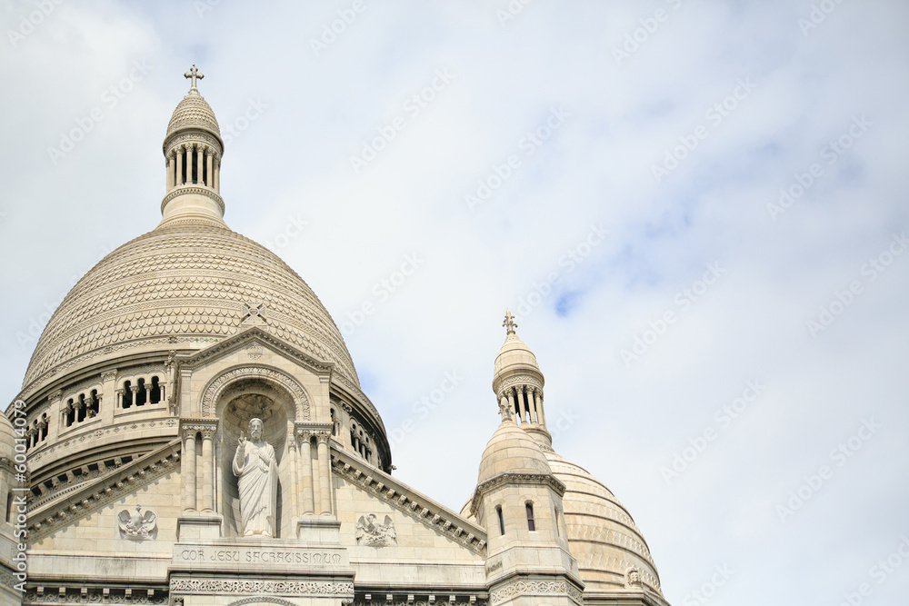 Sacre Coeur basilica, Basilica of the Sacred Heart, Paris.