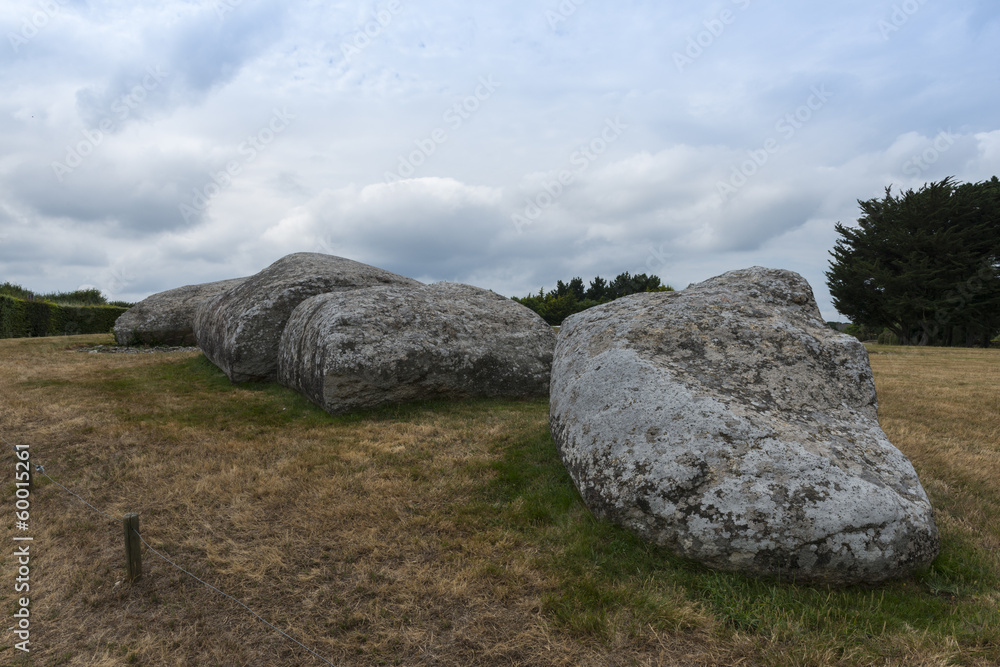 Le grand menhir brisé à Locmariaquer (Bretagne) le plus gran Photos