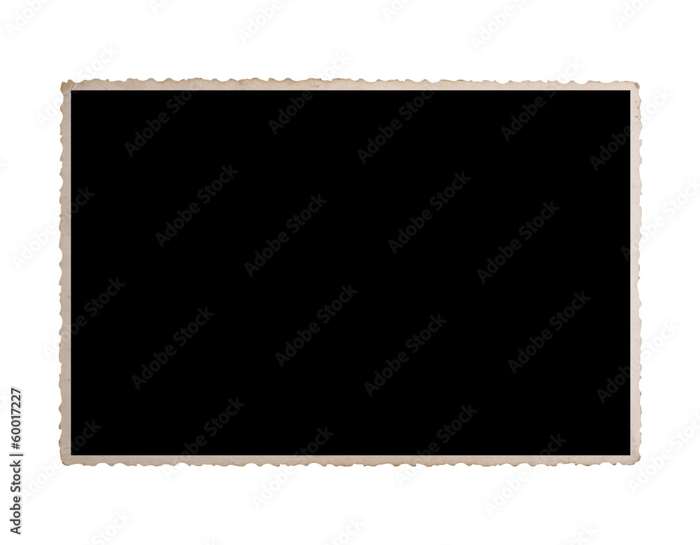Old photo isolated on white Old photo isolated on white