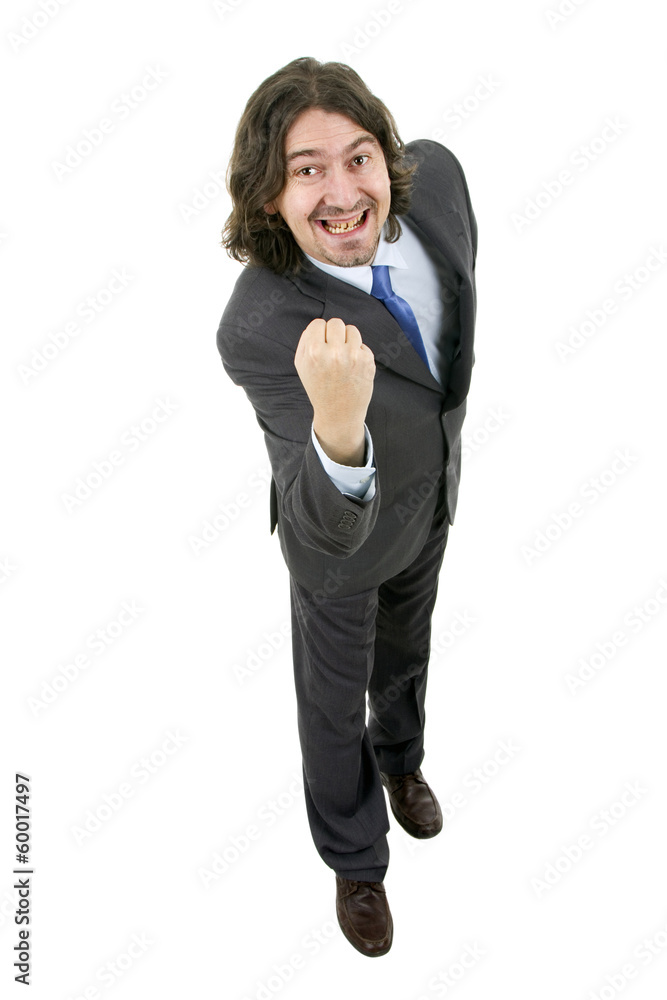 business man portrait on a white background business man portrait on a white background
