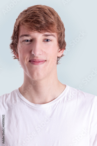 Young man in shirt