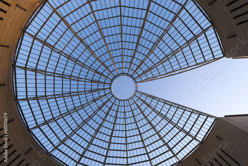 Fotografie Futuristic Glass-steel Dome - Rovereto Italy