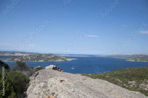 sardegna vista la maddalena roccia orso photo