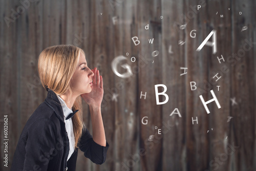 Bilde på lerret Foreign Language. Concept - learning, speaking, travel