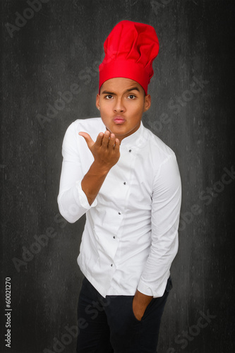chef blowing kisses