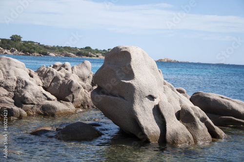 sardegna capriccioli roccia con sembianze balena photo