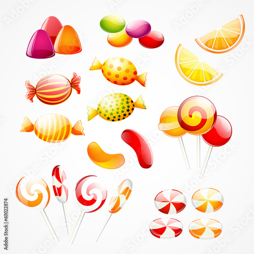 Set of sweets