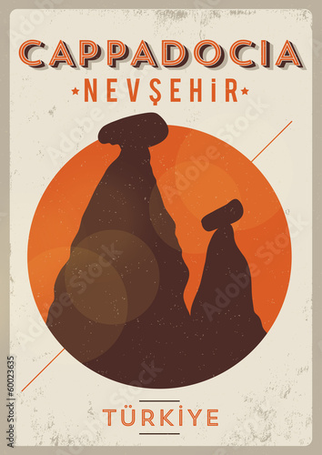 Vintage Cappadocia Poster