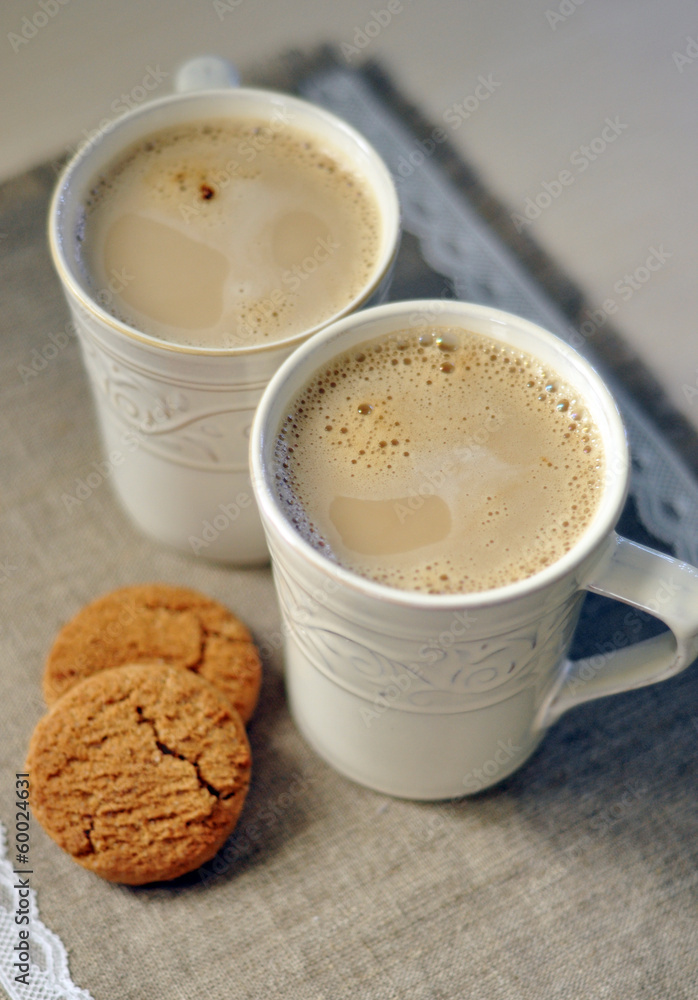 Aromatic morning coffee