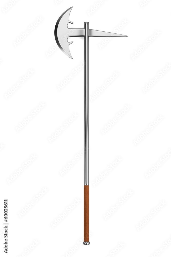 realistic 3d render of axe