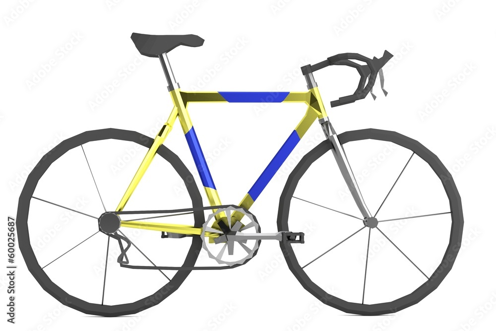 Fototapeta premium realistic 3d render of bike