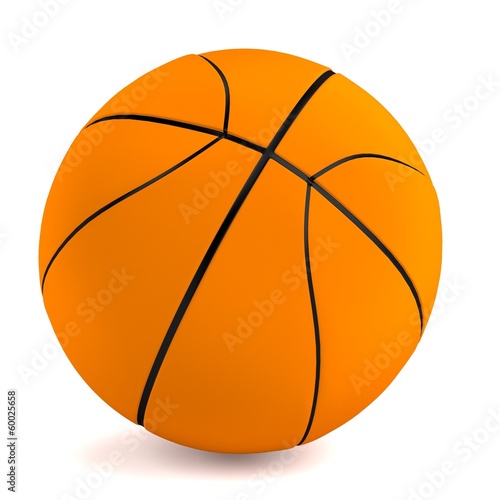 realistic 3d render of basket ball