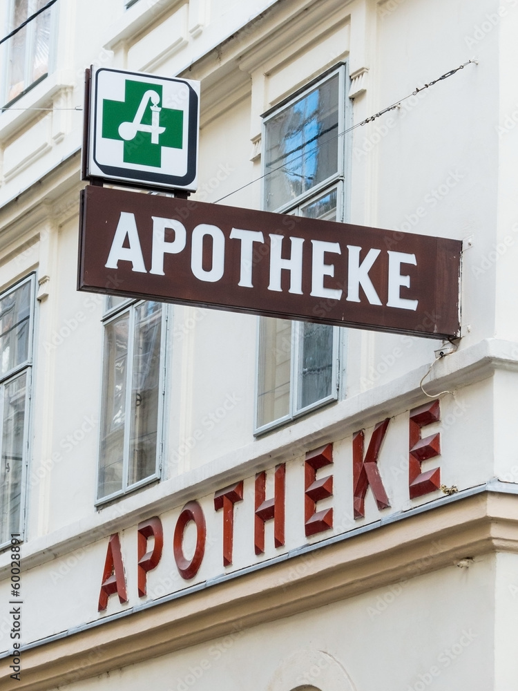Obraz premium Apotheke