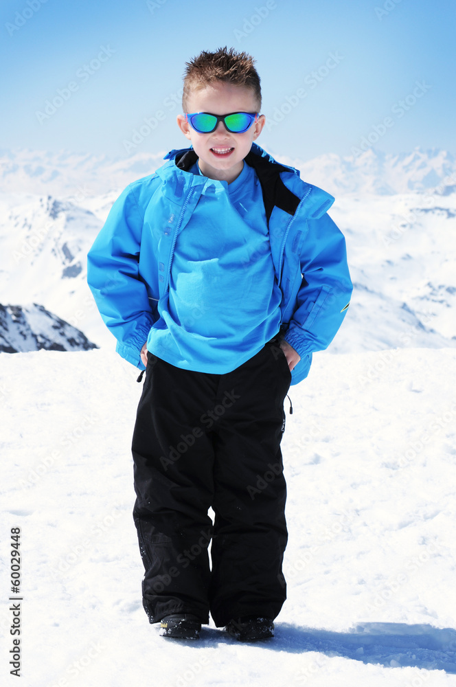 boy in snow boy in snow