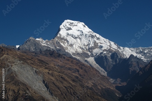Majestic Annapurna South, view from Ghandruk © u.perreten