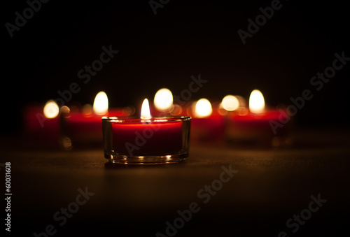 Red candles