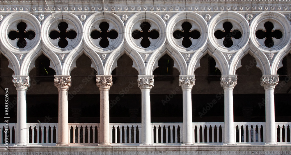 Obraz premium Doge's Palace facade closeup