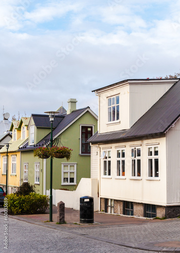 Colorful houses, Reykjavik, Iceland